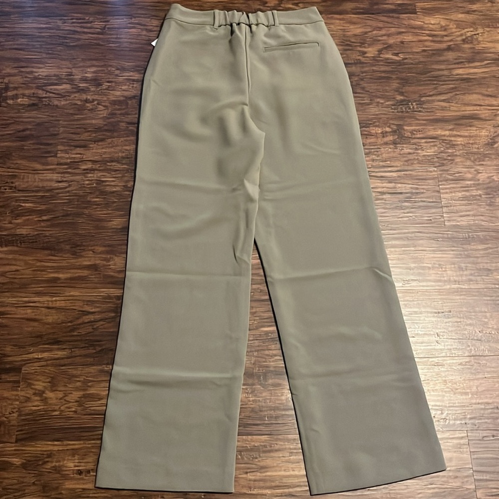NWT Old Navy Olive Green Taylor Wide Leg Extra High-Rise Trousers Size Med Tall - Picture 4 of 7